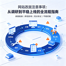 内江建站-网站改版注意事项：从调研到平稳上线的全流程指南