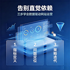 内江建站-告别直觉依赖：三步学会数据驱动网站运营