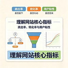 内江建站-理解网站核心指标:跳出率、转化率与用户粘性