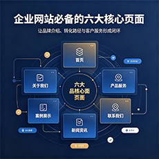 内江建站-企业网站必备的六大核心页面
